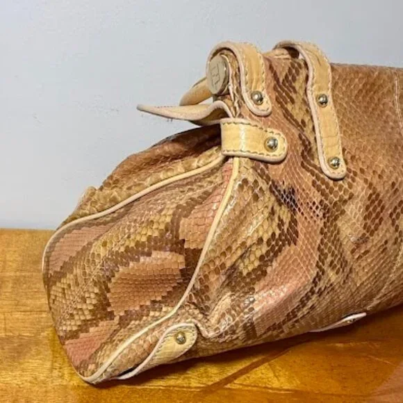 VINTAGE Fendi PITHON Skin Embossed Magic Bag - Picture 6 of 17